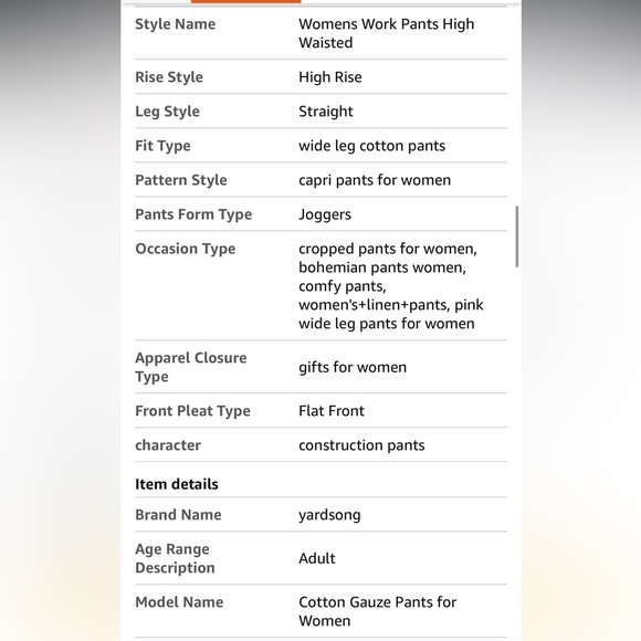 Amazon Black and White Leopard Print Pants, Cotton high rise cargo pants - Picture 8 of 8